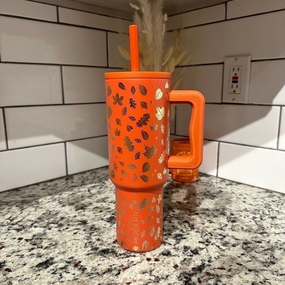Simple Modern Falling Leaves 40oz Signature Trek Tumbler - Picture 1 of 7